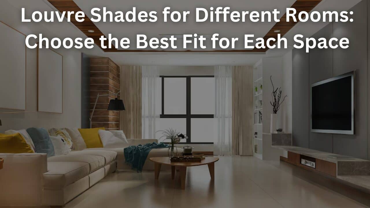Louvre Shades for Different Rooms: Choose the Best Fit for Each Space
